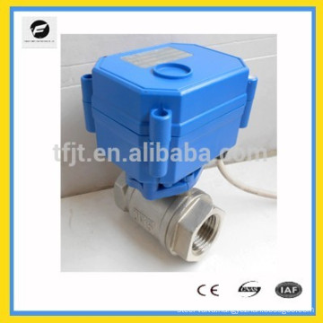 2 Way DC12V,DC24V Electric Stainless Steel Ball Valve for solar water heaters,washing machines,water heaters